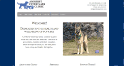 Desktop Screenshot of amherstvetclinic.com